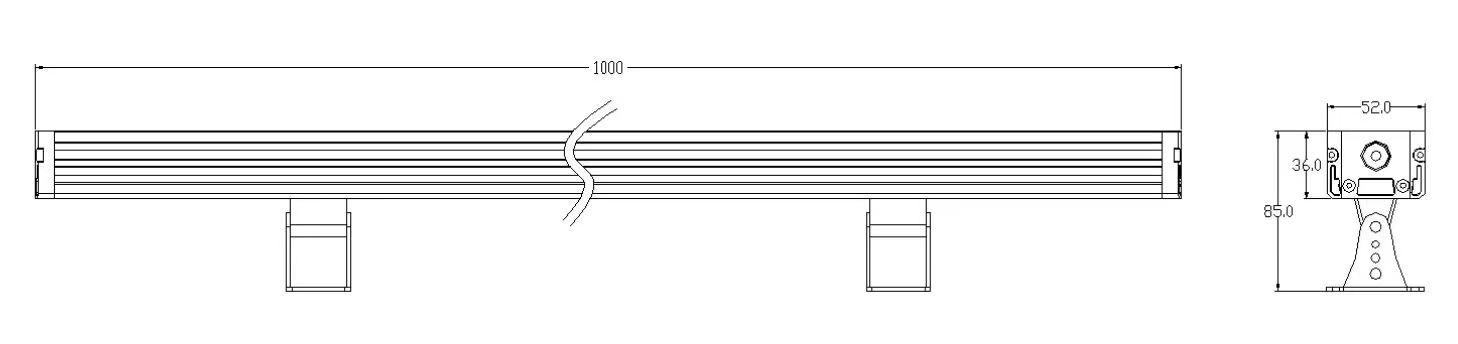 GD-WW5236-A product dimensions — view 2